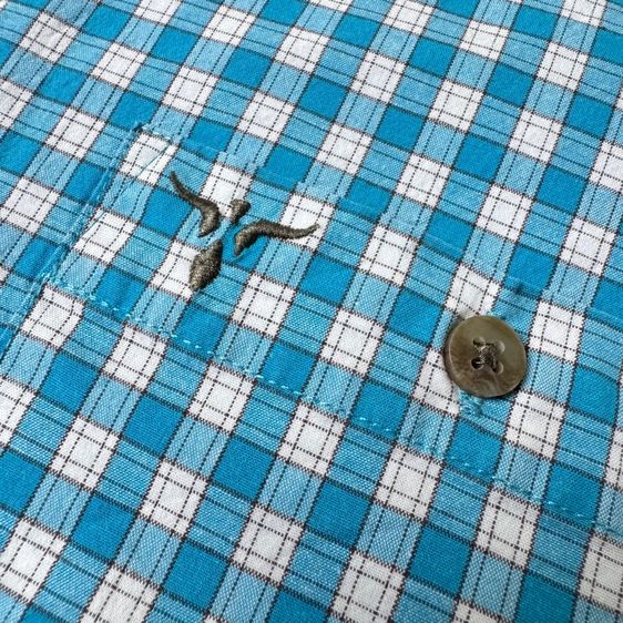 เสื้อเชิ้ต​ Wrangler 20x ผ้ายืด ใส่ดี สภาพใหม่ Size L​  รูปที่ 4