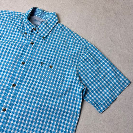 เสื้อเชิ้ต​ Wrangler 20x ผ้ายืด ใส่ดี สภาพใหม่ Size L​ 