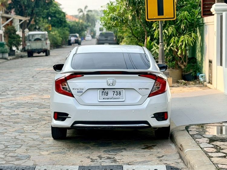 Honda Civic 2019 1.8 E i-VTEC Sedan เบนซิน ไม่ติดแก๊ส เกียร์อัตโนมัติ ขาว รูปที่ 3