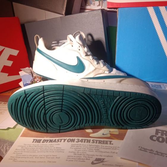 Nike Court Borough low 2 Gray Fog Game Royal   รูปที่ 3