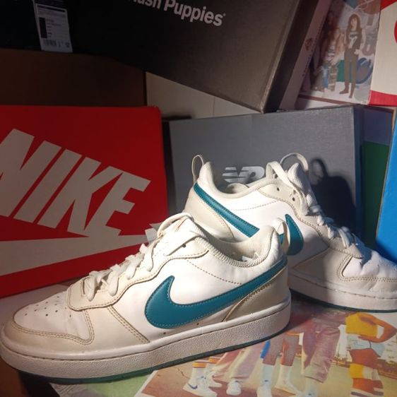 Nike Court Borough low 2 Gray Fog Game Royal  