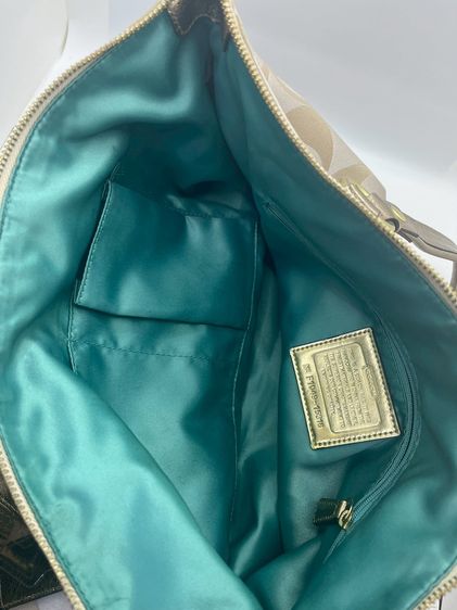 Coach POPPY Glam Gold Signature Tote ปี 2013 ของแท้ ( สภาพดีมาก ใช้งานน้อย)  รูปที่ 5