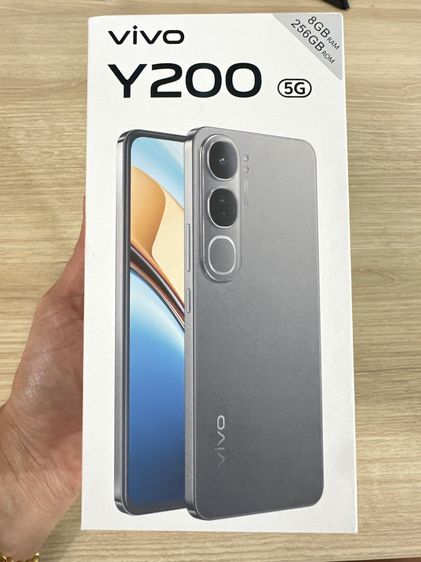 ขาย vivo Y200 5G 8+256GB  สีเงินsilver เป็นเครื่องศูนย์มีใบเสร็จพร้อมอุปกรณ์ครบ สภาพ95 ขายราคา4,700บาทรวมส่ง รูปที่ 4