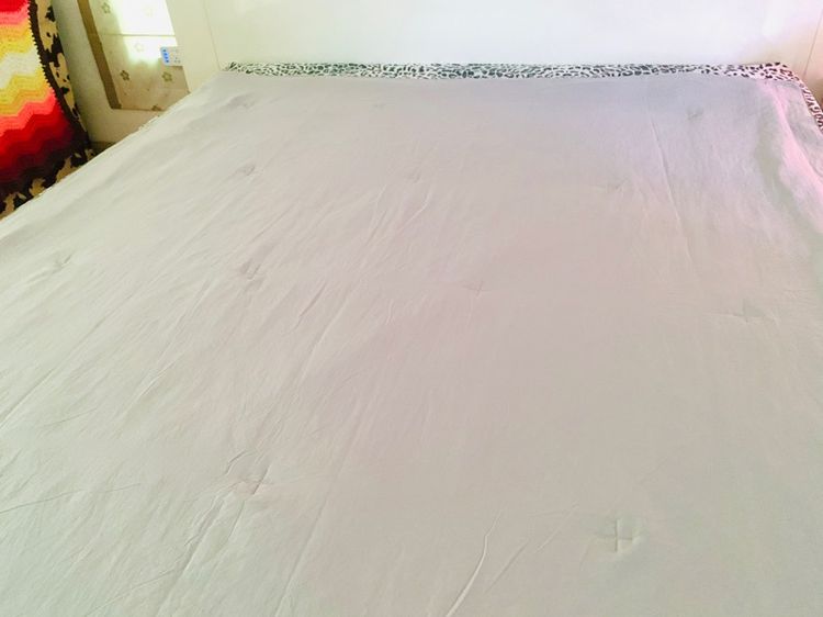 ผ้าห่ม (ใช้ปูรองนอนได้) ขนาด 6ฟุต สีเทาระบาย 2 ชั้น มือสองขายตามสภาพ สินค้าญี่ปุ่น-เกาหลีแท้ รูปที่ 2