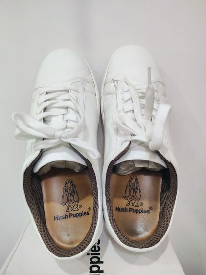 ส่งต่อ Hush Puppies ของแท้100 หนังแท้สีขาว สภาพใหม่มาก size 38 24.5cm รูปที่ 5