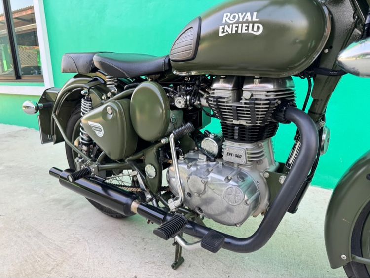 ☄️Royal enfield classic500 สีเขียว ปี2017 รถมือเดียว  รูปที่ 9