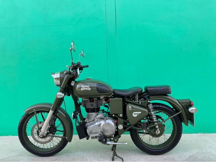 ☄️Royal enfield classic500 สีเขียว ปี2017 รถมือเดียว  รูปที่ 14