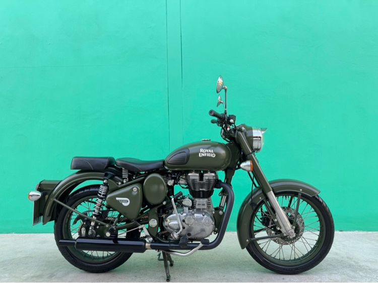 ☄️Royal enfield classic500 สีเขียว ปี2017 รถมือเดียว 
