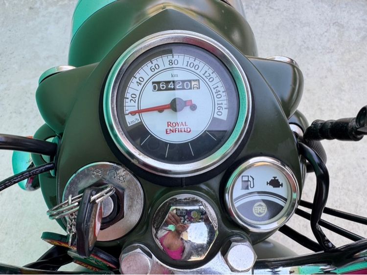 ☄️Royal enfield classic500 สีเขียว ปี2017 รถมือเดียว  รูปที่ 11