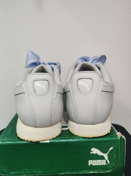 ส่งต่อ Puma Roma Heart สีฟ้าพาสเทล  สภาพนางฟ้า อุปกรณ์ กล่องป้ายเชือกขาว เชือกโบว์ ครบไซส์ 6.5US 23.5CM รูปที่ 4