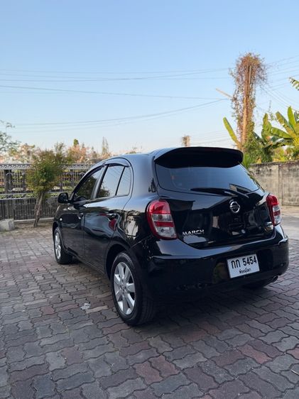 Nissan March 2013 1.2 VL Sedan เบนซิน ไม่ติดแก๊ส เกียร์อัตโนมัติ ดำ รูปที่ 4