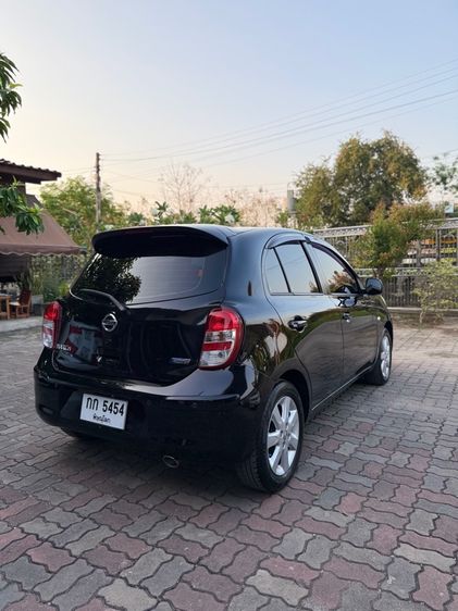 Nissan March 2013 1.2 VL Sedan เบนซิน ไม่ติดแก๊ส เกียร์อัตโนมัติ ดำ รูปที่ 3