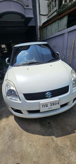 Suzuki Swift 2010 1.5 GL Sedan เบนซิน ไม่ติดแก๊ส เกียร์อัตโนมัติ ขาว รูปที่ 2