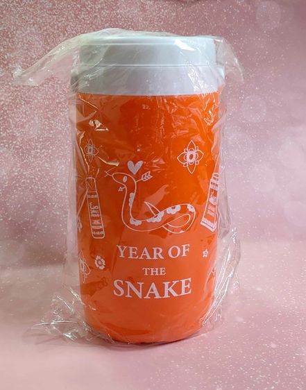 กระติกน้ำตรางู SUMMER COOL สีส้ม กระติกน้ำแข็ง เก็บความเย็น ฝาล็อคได้ SNAKE BRAND 