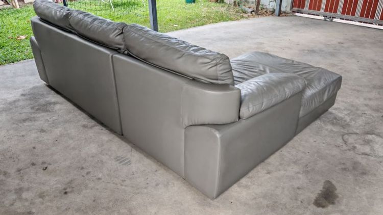 ขายโซฟาหนังแท้ ตัว L  รูปที่ 4