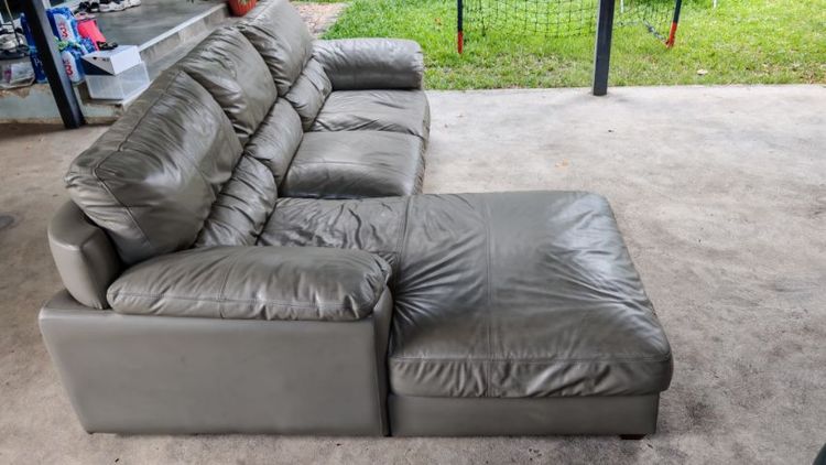 ขายโซฟาหนังแท้ ตัว L  รูปที่ 7