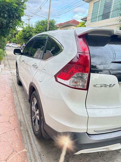 Honda CR-V 2013 2.4 EL 4WD เบนซิน ไม่ติดแก๊ส เกียร์อัตโนมัติ ขาว รูปที่ 3