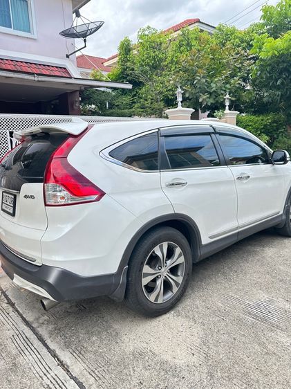 Honda CR-V 2013 2.4 EL 4WD เบนซิน ไม่ติดแก๊ส เกียร์อัตโนมัติ ขาว รูปที่ 4