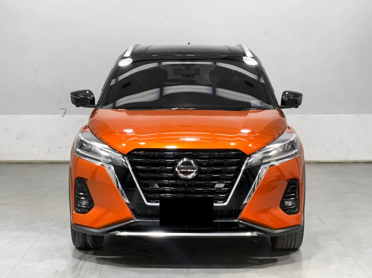 Nissan Kicks 2022 1.2 VL Sedan ไฮบริด เกียร์อัตโนมัติ ส้ม รูปที่ 2