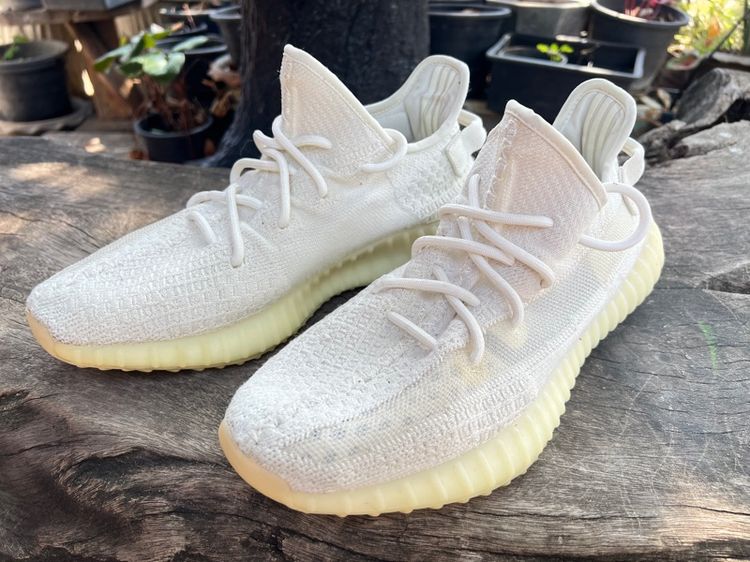 ขาว ผ้า รองเท้าผ้าใบ UK 9 | EU 43 1/3 | US 9.5 adidas