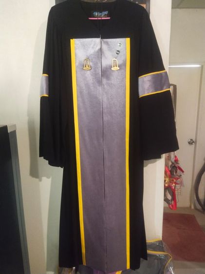 ดำ อื่นๆ แขนยาว เสื้อแจ็คเก็ต | เสื้อคลุม ชุดครุย มหวิทยาลัย มหาสารคาม มือ 2