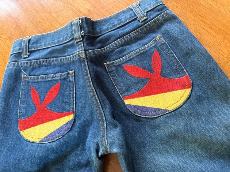 กางเกงยีนส์ขาบาน Playboy แท้ รูปที่ 2