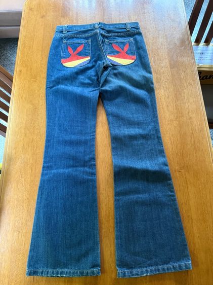 กางเกงยีนส์ขาบาน Playboy แท้