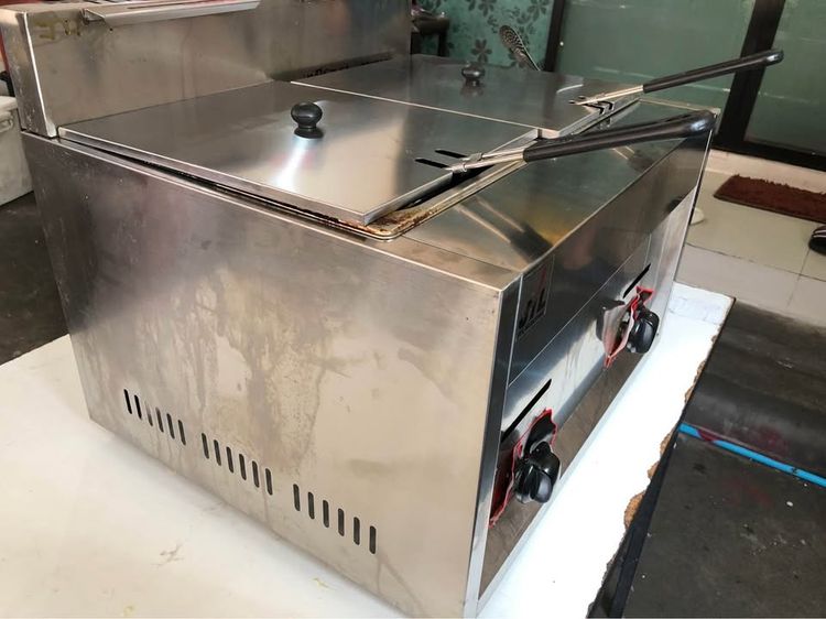 ขายเตาทอดแก๊สขนาด 6 ลิตร 2 ช่อง (12 ลิตร) พร้อมถังแก๊ส ปตท 1 ถัง รูปที่ 5