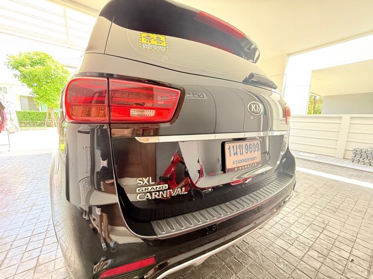 Kia Carnival 2019 2.2 SXL Van ดีเซล ไม่ติดแก๊ส เกียร์อัตโนมัติ ดำ รูปที่ 3