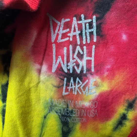 เสื้อยืด Death Wish made in Mexico Size L  รูปที่ 4