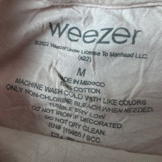เสื้อยืด Weezer Size M รูปที่ 5