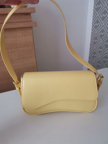 Yellow shoulder bag