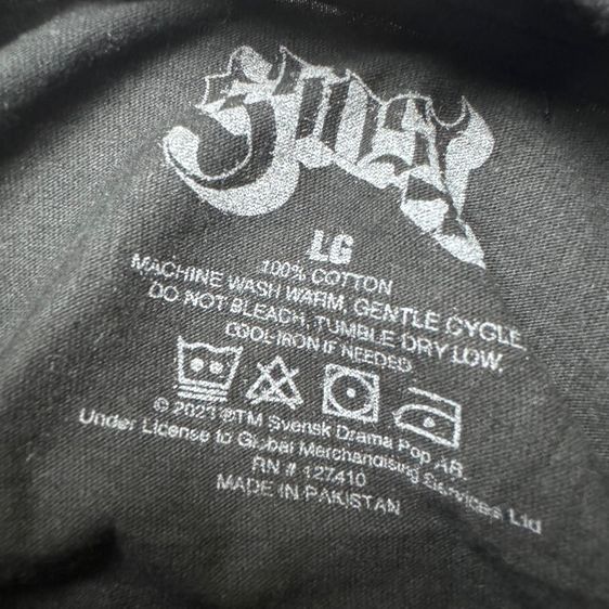 เสื้อยืด Ghost งานปี 2022 ลายสวย Size M  รูปที่ 7