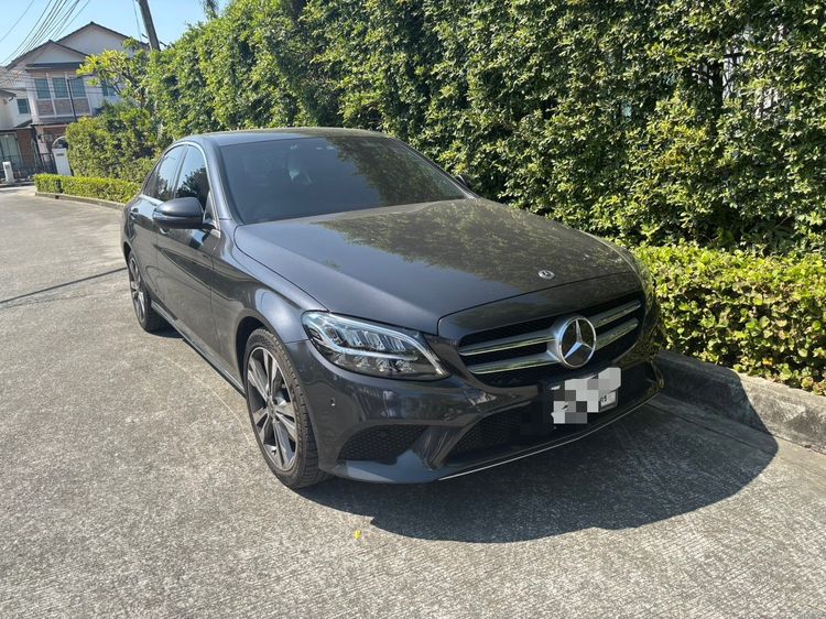 รถ Mercedes-Benz C-Class C220 สี เทา