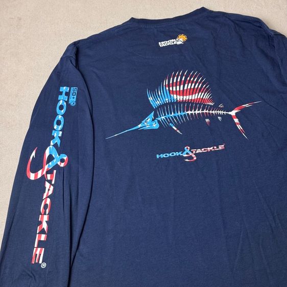 เสื้อยืด Hook Tackle ผ้ากัน UPF50 Size XL รูปที่ 3