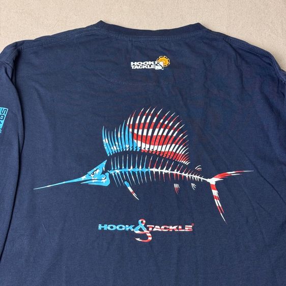 เสื้อยืด Hook Tackle ผ้ากัน UPF50 Size XL รูปที่ 2