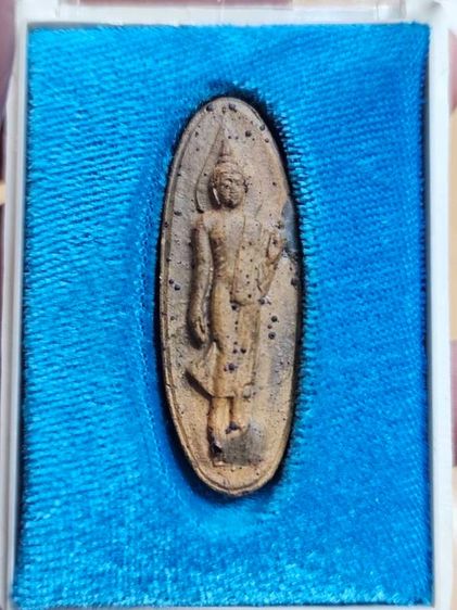 พระ 25 พุทธศตวรรษ เนื้อแร่ พิมพ์ปาฏิหาริย์ สภาพสวย สีหายาก รูปที่ 5