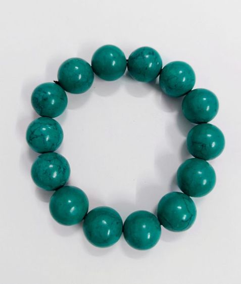 สร้อยข้อมือหินเทอร์ควอยซ์ 16มิล รูปที่ 5