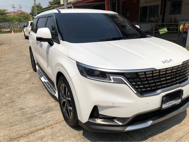 Kia Grand Carnival 2022 2.2 EX Van ดีเซล เกียร์อัตโนมัติ ขาว รูปที่ 2