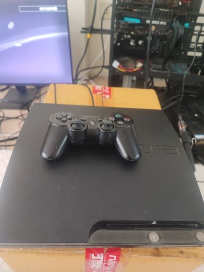 Sony เครื่องเกมส์โซนี่ เพลย์สเตชั่น PS3 (Playstation 3) เชื่อมต่อไร้สายได้ PS3 slim 500gb custom firmware evil net 4.92