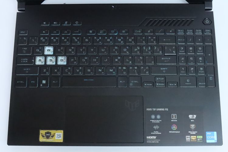 ASUS TUF GAMING F15 Core i7-12700H-RTX3050 RAM16-512GB รูปที่ 3
