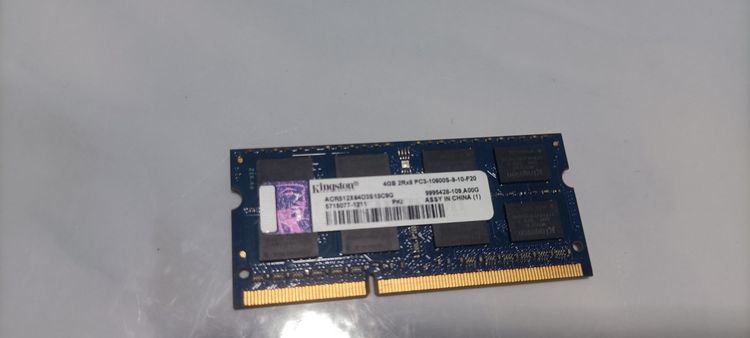 ที่เก็บข้อมูลและเมมโมรี่การ์ด แรม Kingston DDR3 4GB บัส1333