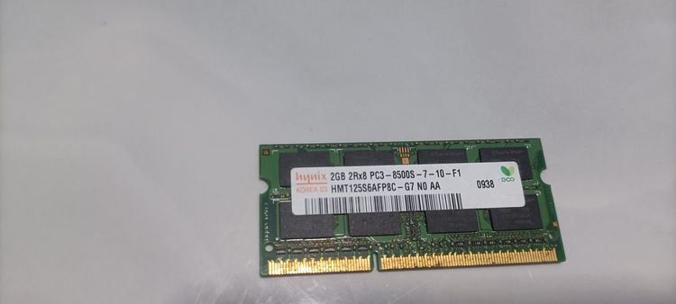 ที่เก็บข้อมูลและเมมโมรี่การ์ด แรม hynix DDR3 2gb บัส1066 