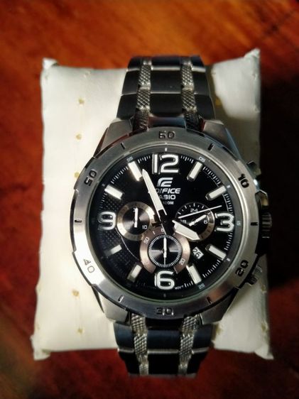 เงิน นาฬิกา Casio Edifice สภาพใหม่ เก็บอยู่ในกล่องตลอด หน้าปัดใช้งานได้ทุกเข็ม ติดต่อ 084-490-5618 ใช้งานได้ปกติทุกอย่างครับ