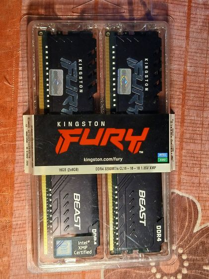 ขาย RAM DDR4 3200MHz 16GB (8GBX2) KINGSTON FURY BEAST รูปที่ 2