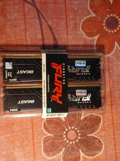 อื่นๆ ขาย RAM DDR4 3200MHz 16GB (8GBX2) KINGSTON FURY BEAST