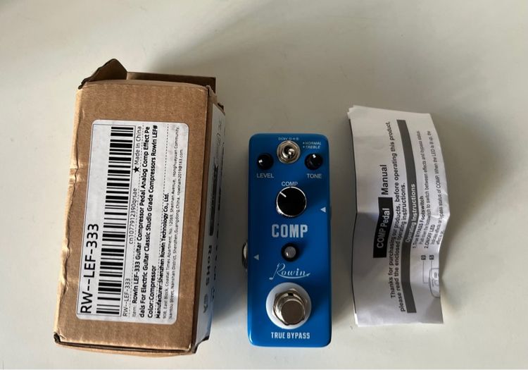 เอฟเฟคกีต้าร์ เบส Rowin Compressor รูปที่ 5