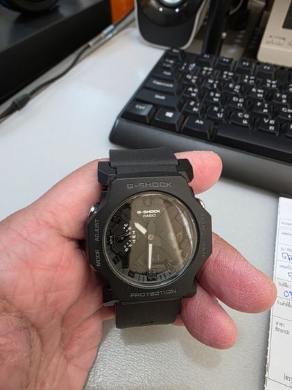 ดำ เรซิ่น นาฬิดา casio G-SHOCK GA-2300-1A 