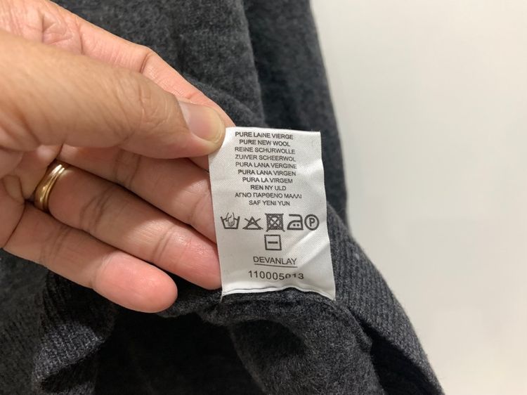 เสื้อกันหนาว LACOSTE ผ้า WOOLMARK แท้ 💯 size 6 ขนาด อก 22 ยาว 26.5 นิ้ว สภาพดีมาก สีเทาดีเทลสวย เนื้อผ้านิ่มดีมาก หายากน่าสะสม รูปที่ 6