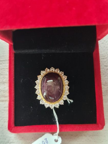 ขายแหวนเงินแท้92.5 ชุบทองคำแท้  หัวแหวนทับทิมแท้ และขายสร้อยโช้กเกอร์เงินแท้ชุบทอง และจี้ทับทิมแท้ รูปที่ 3